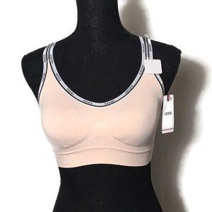 NWT IZOD Sports Bras Pack of Two Gray Pink S Strap